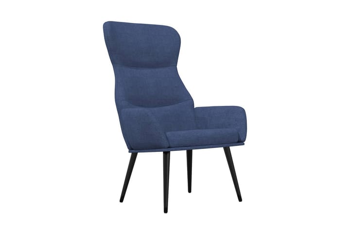 Vilstol blå tyg - Blå - Möbler - Fåtölj & stolar - Fåtölj - Fåtölj utan armstöd