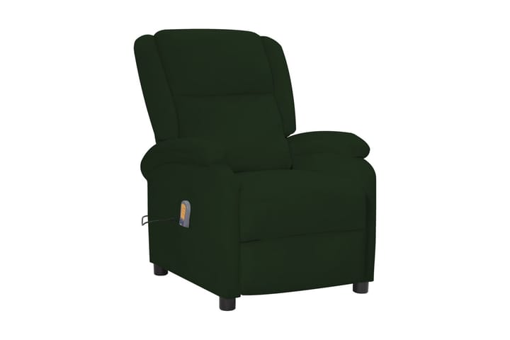 Massagefåtölj mörkgrön sammet - Mörkgrön - Möbler - Fåtölj & stolar - Fåtölj - Massagestol & massagefåtölj