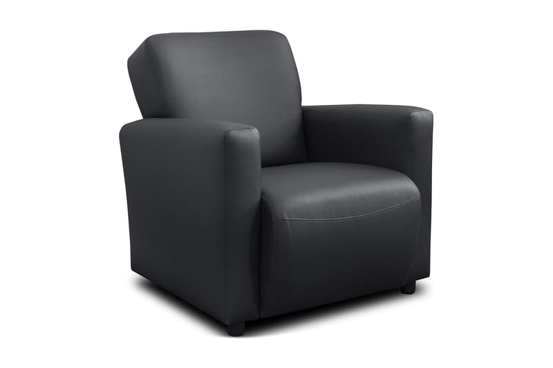 Fåtölj Aston Svart - Bonded Leather - Möbler - Fåtölj & stolar - Fåtölj - Massagestol & massagefåtölj