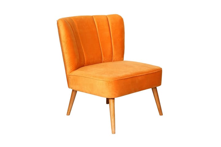 Fåtölj Aneek med Armstöd - Orange - Möbler - Fåtölj & stolar - Fåtölj