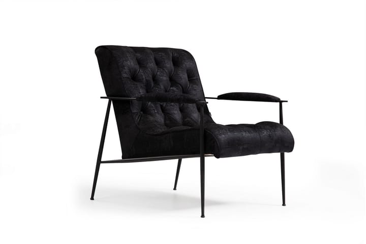 Fåtölj Busselton - Svart - Möbler - Fåtölj & stolar - Fåtölj