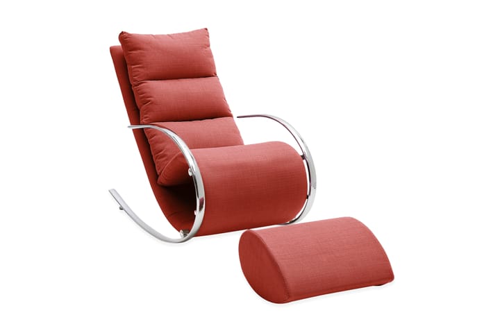 Fåtölj Dahgal 67 cm - Röd - Möbler - Fåtölj & stolar - Fåtölj