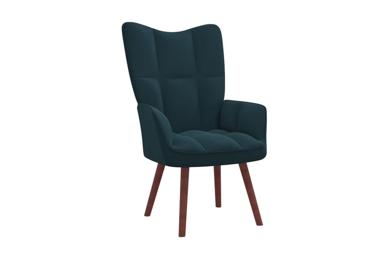 Vilstol blå sammet - Blå - Möbler - Fåtölj & stolar - Fåtölj - Biofåtölj & reclinerfåtölj