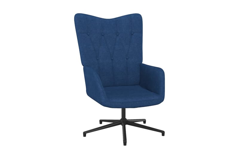 Vilstol blå tyg - Blå - Möbler - Fåtölj & stolar - Kontorsstol & skrivbordsstol