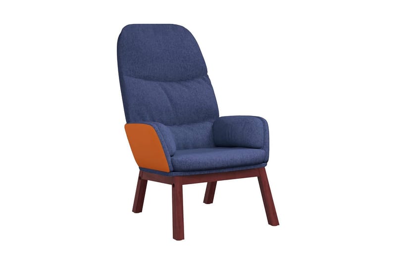 Vilstol blå tyg - Blå - Möbler - Fåtölj & stolar - Fåtölj