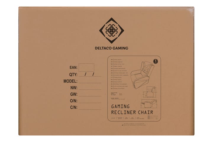 Deltaco Gaming Fåtölj Svart - Deltaco Gaming - Möbler - Fåtölj & stolar - Gamingstol