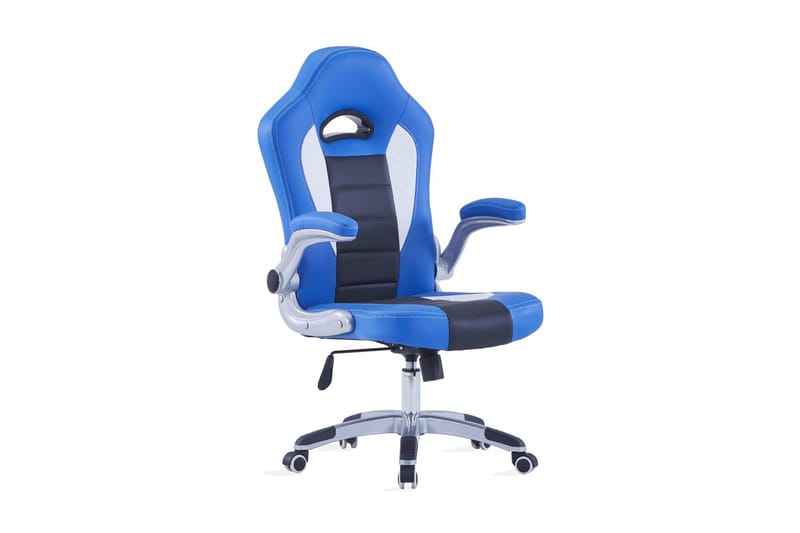 Gamingstol blå konstläder - Blå - Möbler - Fåtölj & stolar - Gamingstol