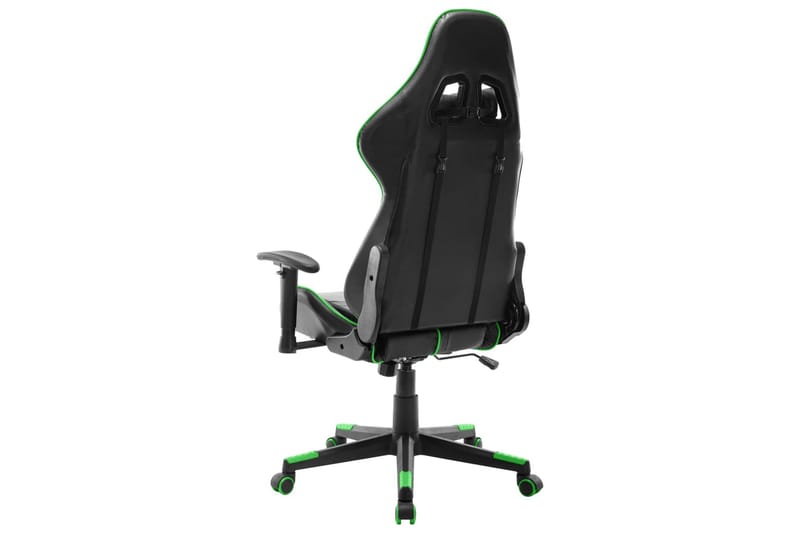 Gamingstol svart och grön konstläder - Flerfärgad - Möbler - Fåtölj & stolar - Gamingstol