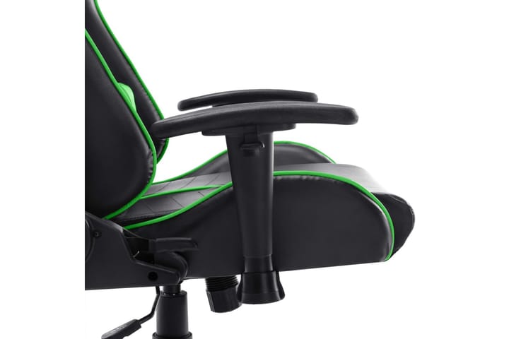 Gamingstol svart och grön konstläder - Flerfärgad - Möbler - Fåtölj & stolar - Gamingstol