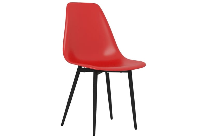 Matstolar 2 st röd PP - Röd - Möbler - Fåtölj & stolar - Karmstol