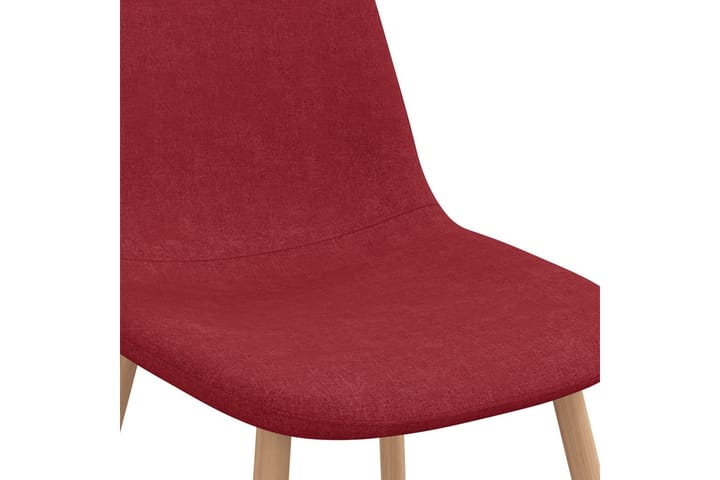 Matstolar 2 st vinröd tyg - Röd - Möbler - Fåtölj & stolar - Karmstol