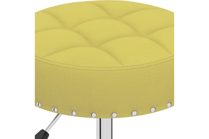 Snurrbara matstolar 2 st grön tyg - Grön - Möbler - Fåtölj & stolar - Matstol & köksstol