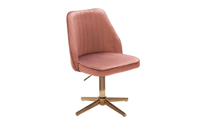 Clanton Kontorsstol - Rosa/Guld - Möbler - Fåtölj & stolar - Kontorsstol & skrivbordsstol