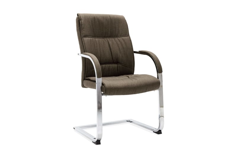 Fribärande kontorsstol taupe tyg - Taupe - Möbler - Fåtölj & stolar - Kontorsstol & skrivbordsstol