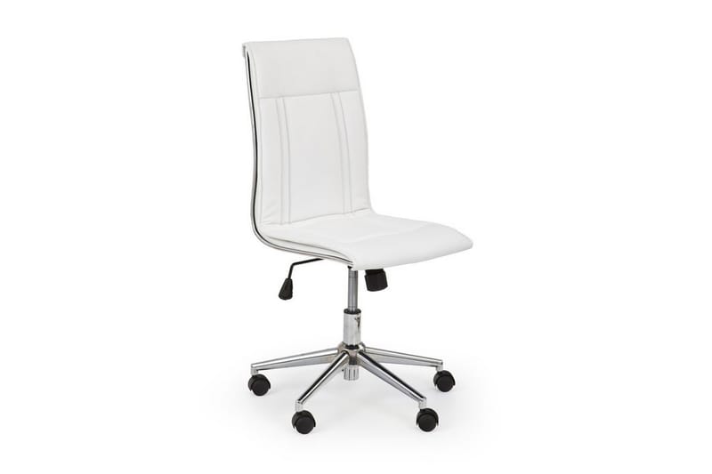 Kontorsstol Demitra Konstläder - Vit - Möbler - Fåtölj & stolar - Kontorsstol & skrivbordsstol