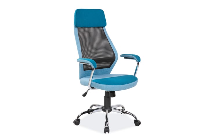 Kontorsstol Duquette Ställbar - Blå - Möbler - Fåtölj & stolar - Kontorsstol & skrivbordsstol