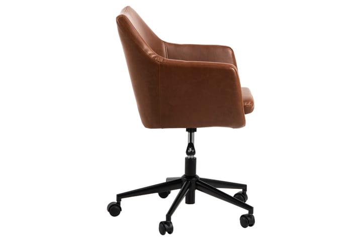Kontorsstol Esenurt Vintage - Brun/Svart - Möbler - Fåtölj & stolar - Kontorsstol & skrivbordsstol