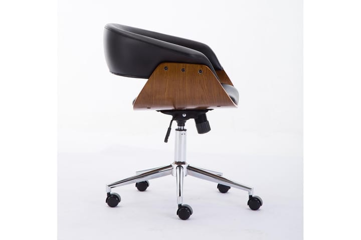 Kontorsstol Girardota - Konstläder/Valnötsbrun/Svart - Möbler - Fåtölj & stolar - Kontorsstol & skrivbordsstol