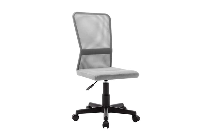 Kontorsstol grå 44x52x100 cm nättyg - Grå - Möbler - Barnmöbler - Barnstol - Skrivbordsstol barn