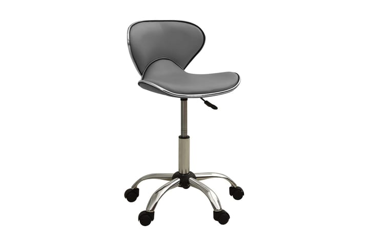 Kontorsstol grå konstläder - Grå - Möbler - Fåtölj & stolar - Kontorsstol & skrivbordsstol
