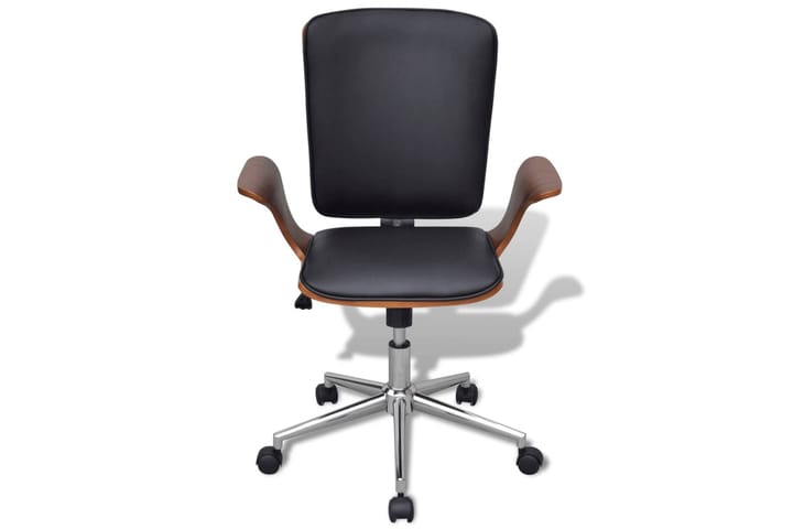 Kontorsstol med snurr och konstläderklädsel Bentwood - Brun - Möbler - Fåtölj & stolar - Kontorsstol & skrivbordsstol