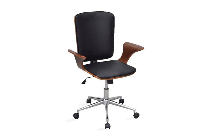 Kontorsstol med snurr och konstläderklädsel Bentwood - Brun - Möbler - Fåtölj & stolar - Kontorsstol & skrivbordsstol
