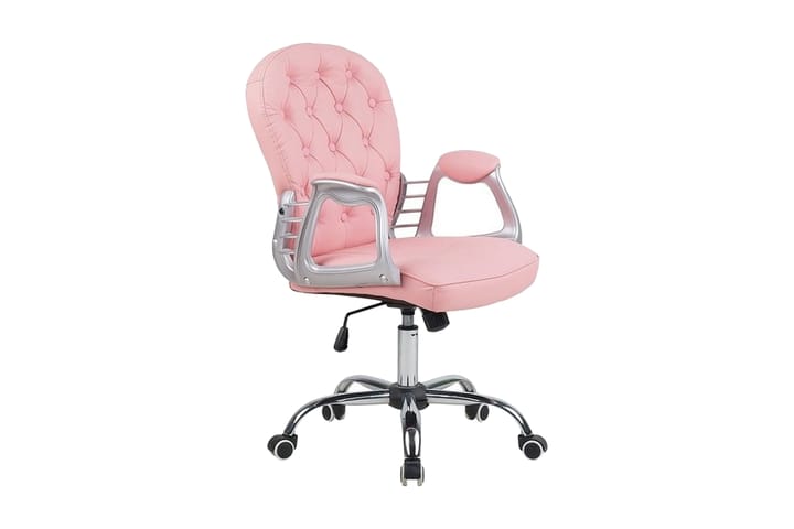 Kontorsstol Princess - Rosa - Möbler - Fåtölj & stolar - Kontorsstol & skrivbordsstol