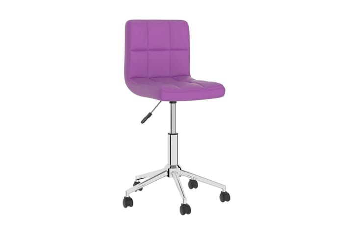 Kontorsstol snurrbar lila konstläder - Lila - Möbler - Fåtölj & stolar - Kontorsstol & skrivbordsstol