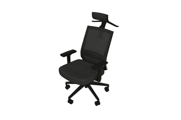 Kontorsstol Wapenwal med Nackstöd - Svart/Metall - Möbler - Fåtölj & stolar - Kontorsstol & skrivbordsstol