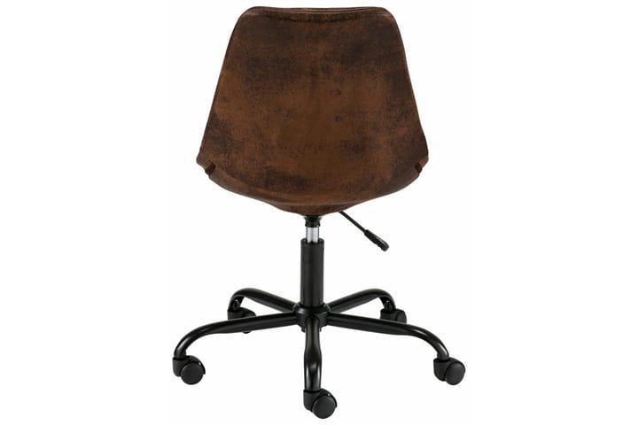 Kontorsstol Weston Konstläder - Brun|Metall - Möbler - Fåtölj & stolar - Kontorsstol & skrivbordsstol