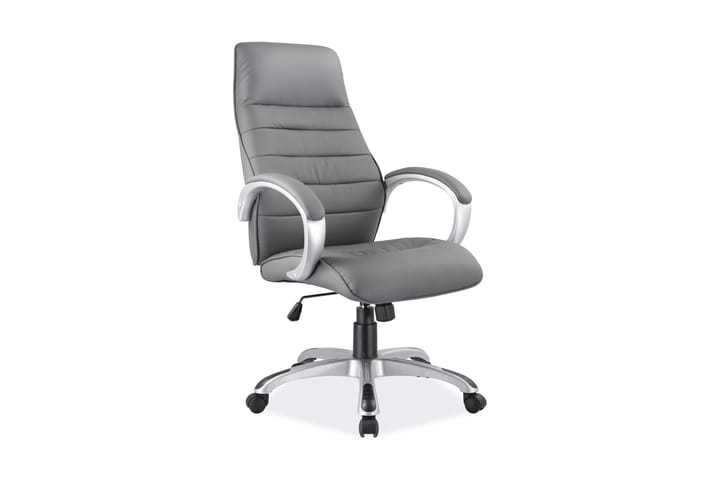 Kontorsstol Wickware Ställbar - Konstläder/Grå - Möbler - Fåtölj & stolar - Kontorsstol & skrivbordsstol