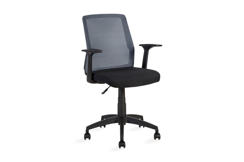 Kontorstol Alpha 60x55xh875-95 cm Svart Grå - Möbler - Fåtölj & stolar - Kontorsstol & skrivbordsstol