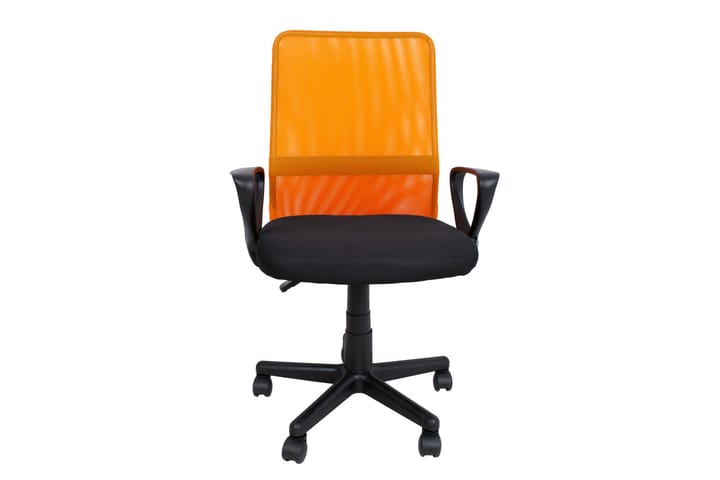 Kontorstol Belinda Svart/Orange - Möbler - Fåtölj & stolar - Kontorsstol & skrivbordsstol