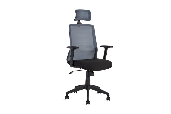Kontorstol BRAVO 62x53xH107-1145 svart grå - Möbler - Fåtölj & stolar - Kontorsstol & skrivbordsstol