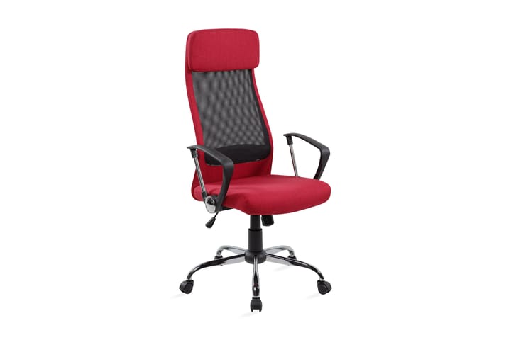 Kontorstol Darla 62x63xh116-126 cm Röd - Möbler - Fåtölj & stolar - Kontorsstol & skrivbordsstol