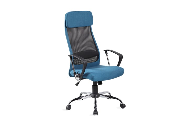 Kontorstol DARLA 62x63xH116-126cm färg: blå - Möbler - Fåtölj & stolar - Kontorsstol & skrivbordsstol