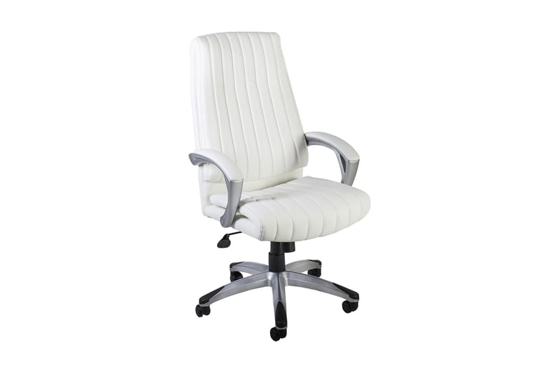 Kontorstol Elegant 625x765xh112-1195 cm Vit - Möbler - Fåtölj & stolar - Kontorsstol & skrivbordsstol