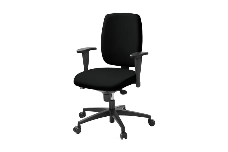 LD 6135 Kontorsstol med armstöd Svart - Lanab Group - Möbler - Fåtölj & stolar - Kontorsstol & skrivbordsstol