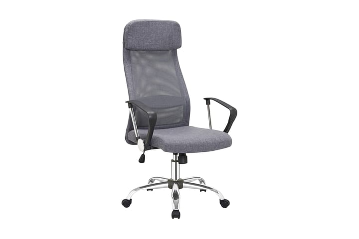 Skrivbordsstol grey with mesh och fabric cover - Möbler - Fåtölj & stolar - Kontorsstol & skrivbordsstol