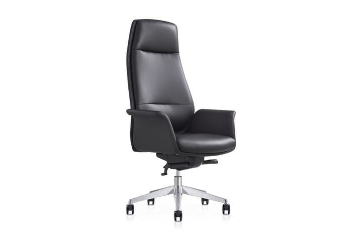 Skrivbordsstol Konstläder black - Möbler - Fåtölj & stolar - Kontorsstol & skrivbordsstol