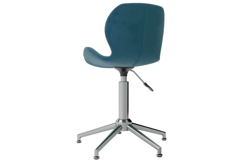 Snurrbar kontorsstol blå sammet - Blå - Möbler - Fåtölj & stolar - Kontorsstol & skrivbordsstol