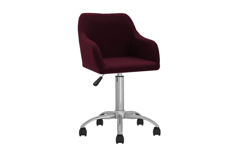 Snurrbar kontorsstol lila tyg - Lila - Möbler - Fåtölj & stolar - Kontorsstol & skrivbordsstol