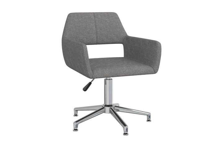 Snurrbar kontorsstol ljusgrå tyg - Grå - Möbler - Fåtölj & stolar - Kontorsstol & skrivbordsstol