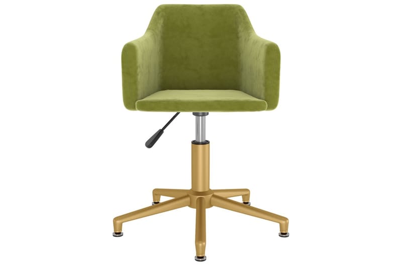 Snurrbar kontorsstol ljusgrön sammet - Grön - Möbler - Fåtölj & stolar - Kontorsstol & skrivbordsstol