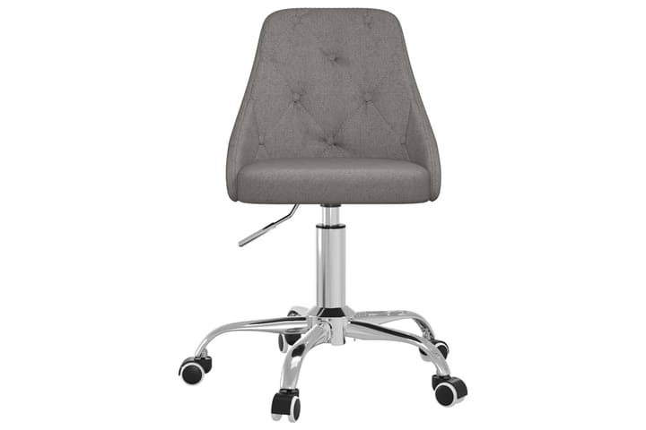 Snurrbar kontorsstol mörkgrå tyg - Grå - Möbler - Fåtölj & stolar - Kontorsstol & skrivbordsstol