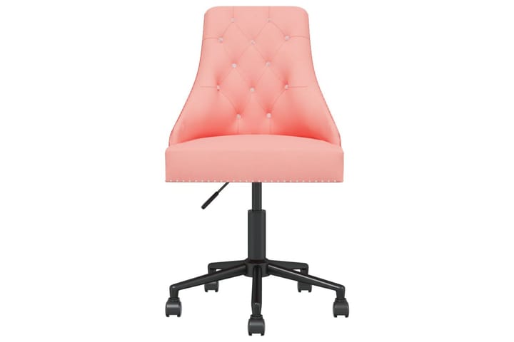Snurrbar kontorsstol rosa sammet - Rosa - Möbler - Fåtölj & stolar - Kontorsstol & skrivbordsstol