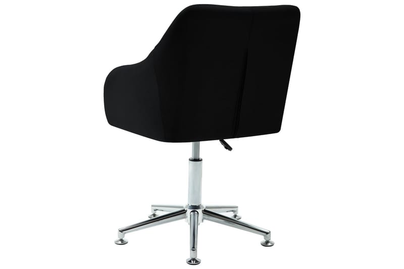 Snurrbar kontorsstol svart tyg - Svart - Möbler - Fåtölj & stolar - Kontorsstol & skrivbordsstol