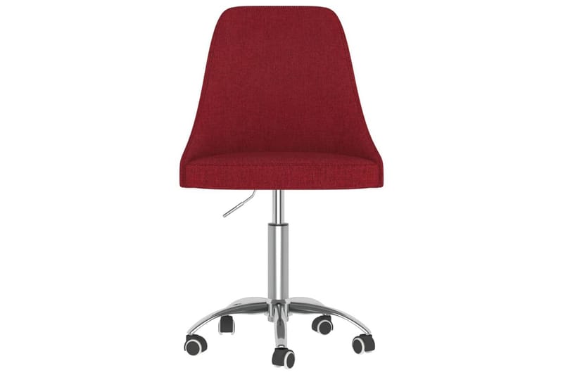 Snurrbar kontorsstol vinröd tyg - Röd - Möbler - Fåtölj & stolar - Kontorsstol & skrivbordsstol