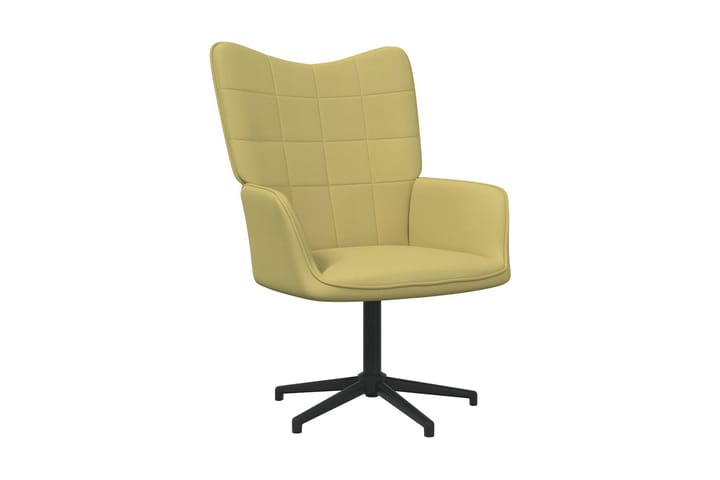 Vilstol grön tyg - Grön - Möbler - Fåtölj & stolar - Kontorsstol & skrivbordsstol