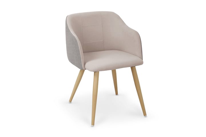 Köksstol Agira - Ljusgrå|Beige - Möbler - Fåtölj & stolar - Karmstol